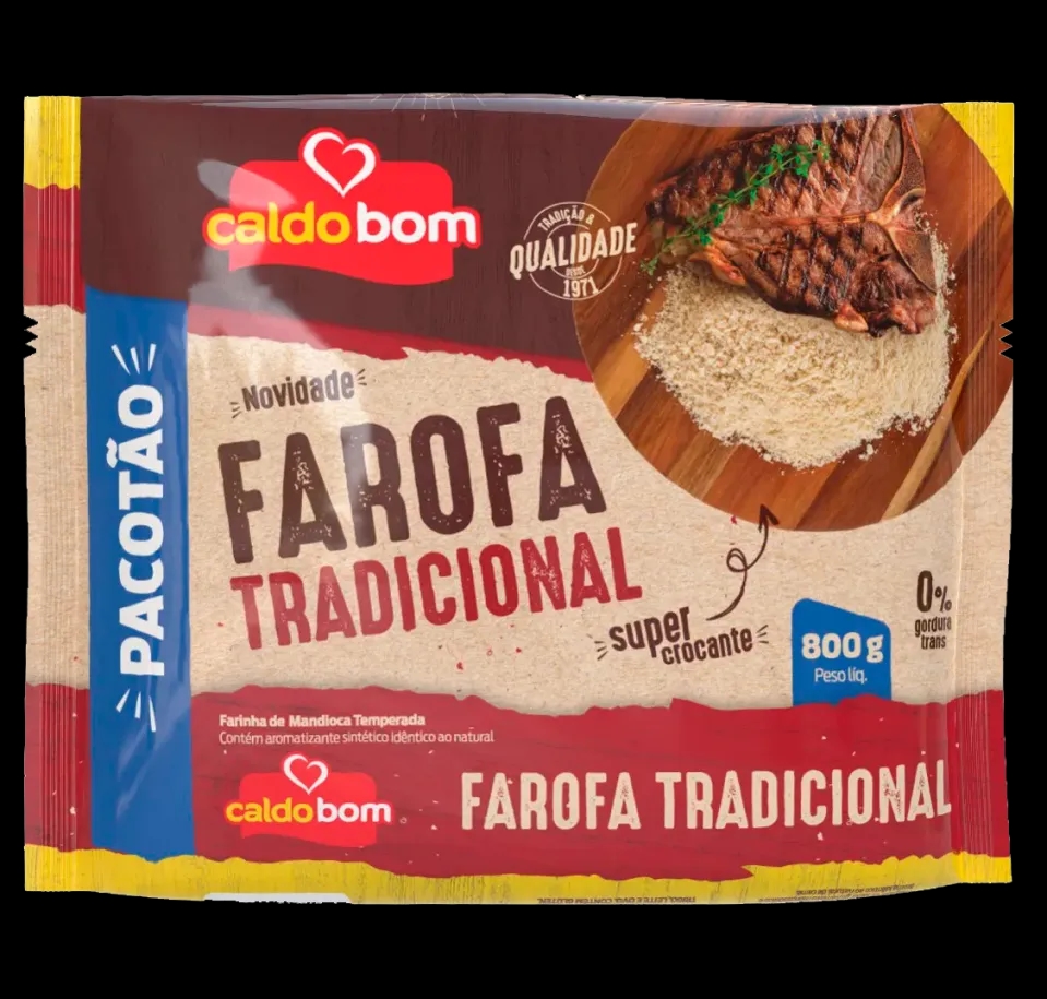 pacote de farofa